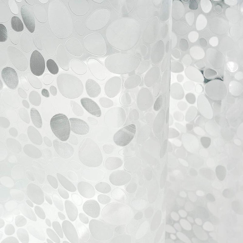 EurCross Shower Curtain Liner 78inches Long, 5 Magnets Shower Liner for Bathroom Shower Curtain 72 X 78 inch Heavy Duty Waterproof Thick EVA, Cobblestone - Image 4